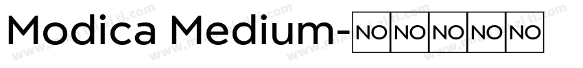 Modica Medium字体转换